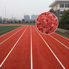 Eco Friendly Polyethylene Artificial Turf Grass Running Track Tate Yarn 6600d 6 Straight