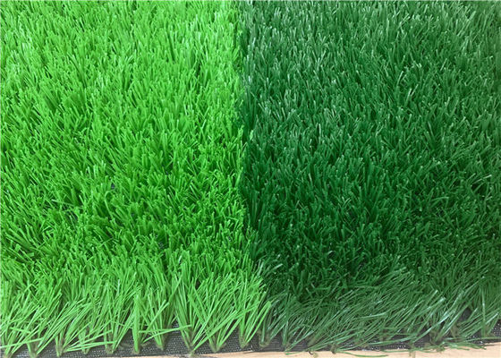 Soccer artificial grass，Curly rayon yarn,new products two colors,abrasion resistant 30-50mm